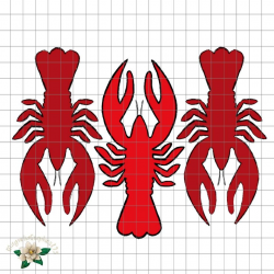 Crawfish Trio PNG Printable Design