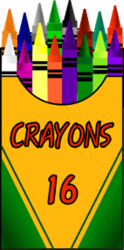 16 Crayon Box Cliparts - Cliparts Zone