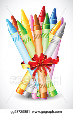 Vector Art - Bunch of crayon. EPS clipart gg58725851 - GoGraph