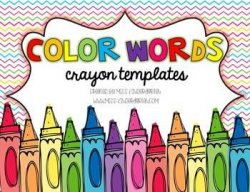 Color Words Crayon Templates | Classroom Set Up | Crayon ...