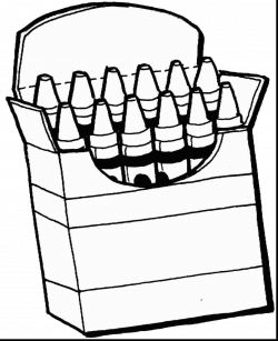 Gray Crayon Coloring Clip Art Black And White Pages Crayons ...