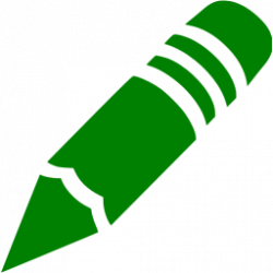 Green crayon icon - Free green crayon icons
