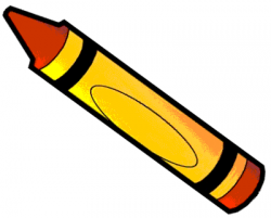 Orange crayon clip art image - WikiClipArt