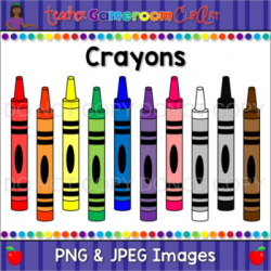 Crayon Clip Art Set