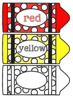 Crayon Color Labels FREEBIE | Classroom Organization ...