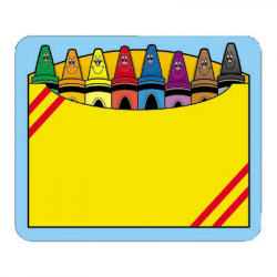 Crayon Box Name Tags, 40/pkg | Clipart Panda - Free Clipart ...
