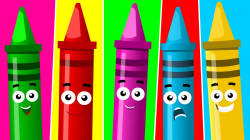 five little crayons | crayons song | original children songs by Kids tv