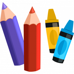 Painting School - Cartoon pencil crayons 945*945 transprent Png Free ...