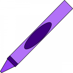 Purple Crayon Clip Art at Clker.com - vector clip art online ...