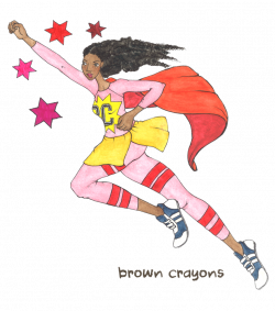 Super Crayon Girls Short Sleeve T-shirt – Brown Crayons, LLC