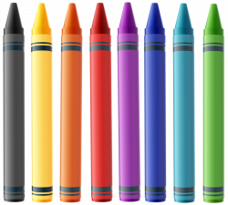 Colorful Crayons PNG Clip Art Image | Gallery Yopriceville - High ...