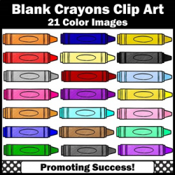 Blank Crayon Clipart Commercial Use SPS
