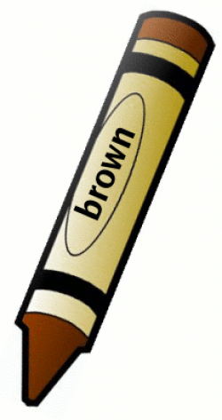 Brown Crayon Clipart - Clip Art Library