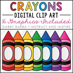 Color Crayons Clipart Worksheets & Teaching Resources | TpT