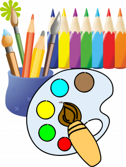 Paintbrush Painting Drawing Clip art - Painting tools illustration ...