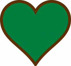 Brown Green Heart Clip Art at Clker.com - vector clip art online ...