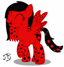 Crazy Lady Bug Is Happy Commission by MLP-Scribbles on DeviantArt