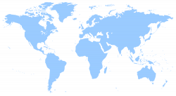 OnlineLabels Clip Art - World Map