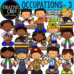 Occupation Clipart 3 {Creative Clips Clipart}