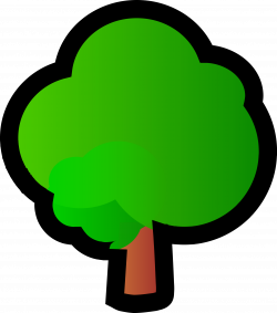 Clipart - isometric tree