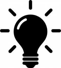 Idea And Creativity Symbol Of A Lightbulb Svg Png Icon Free Download ...