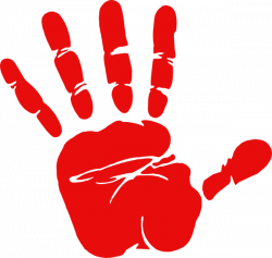 Red Hand Print Clip Art | Clipart Panda - Free Clipart Images