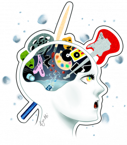 Creative Brain Clipart Png