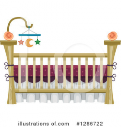 Crib Clipart #1286722 - Illustration by BNP Design Studio