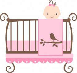 Baby In Crib Clipart - Clip Art Library