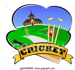 Drawings - Cricket club. Stock Illustration gg54406099 - GoGraph