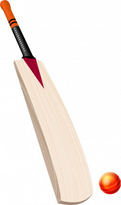 Bat Png Cricket - Bat And Ball Png - Download Clipart on ...