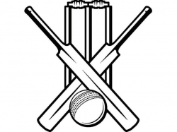 Cricket Logo #2 Batsman Bat Ball Field Sports Tournament Competition Match  Equipment Game Player .SVG .EPS .PNG Vector Cricut Cut Cutting