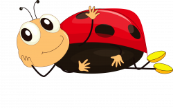 Cute cartoon insects clipart - Hanslodge Cliparts