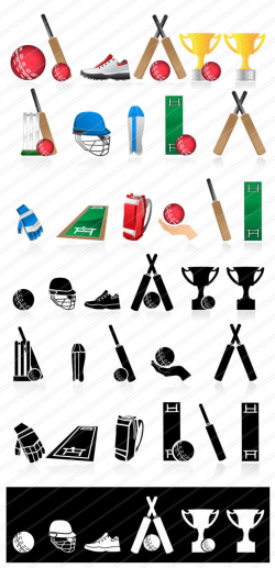 Cricket clipart ,Clipart SPORTS, Instant Download, Sport Digital Clipart  Vector