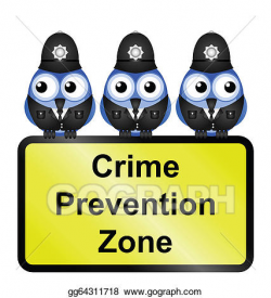 Vector Art - Uk crime prevention zone sign . EPS clipart ...