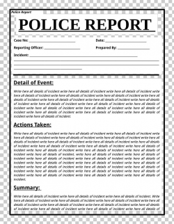 Template Police Document Report Form PNG, Clipart, Area ...