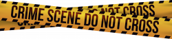 Police tape PNG images free download