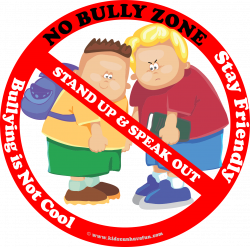 No Bully Zone Poster to hang up at school, home or daycare. Find ...