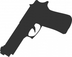 Gun pointing at you clipart transparent background