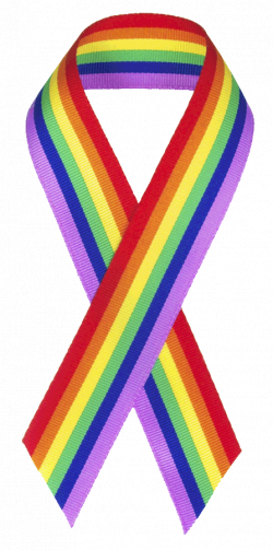 Clip Art Of A Childhood Cancer Awareness Ribbon | Rainbow art, Clip ...
