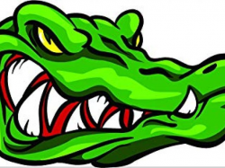 Crocodile Clipart angry alligator 5 - 425 X 235 Free Clip ...