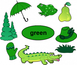 Color Green Worksheets for Kindergarten
