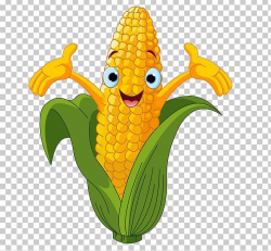 Corn On The Cob Maize Sweet Corn Cartoon PNG, Clipart ...