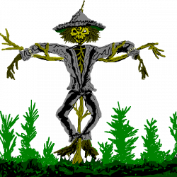 Scary Scarecrow Clipart