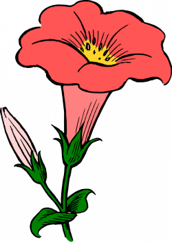 Red Spring Flowers Clip Art