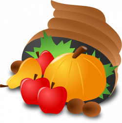 Thanksgiving clipart crops - Pencil and in color thanksgiving ...