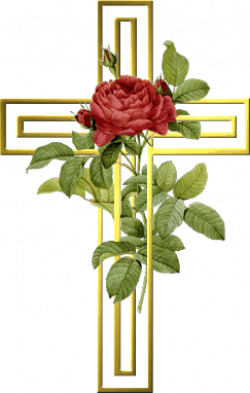free clip art roses and crosses | CHRISTIAN CLIPART | rámečky a ...