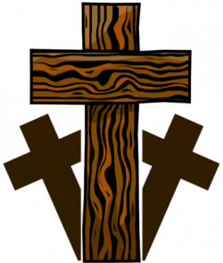 Image: Three Wooden Crosses | Cross Image | Christart.com