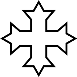 File:Coptic Cross outline.svg - Wikimedia Commons