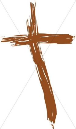 Painted Wooden Cross | Ash Wednesday 2018 | Cross clipart ...